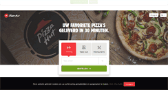 Desktop Screenshot of pizzahut.be