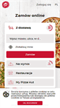 Mobile Screenshot of pizzahut.pl
