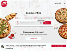 Tablet Screenshot of pizzahut.pl